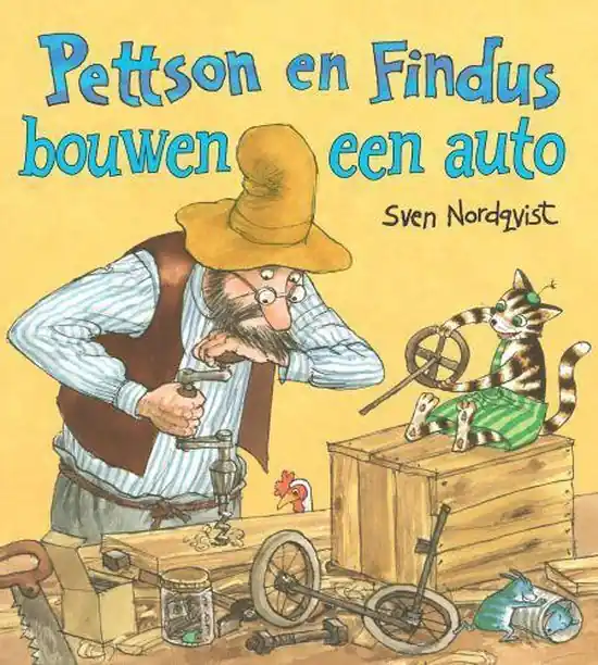 Pettson en Findus bouwen een auto Finale Uitverkoop