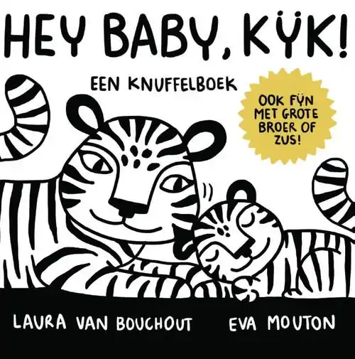 Hey Baby, kijk! (zwart-wit) Flitsaanbieding