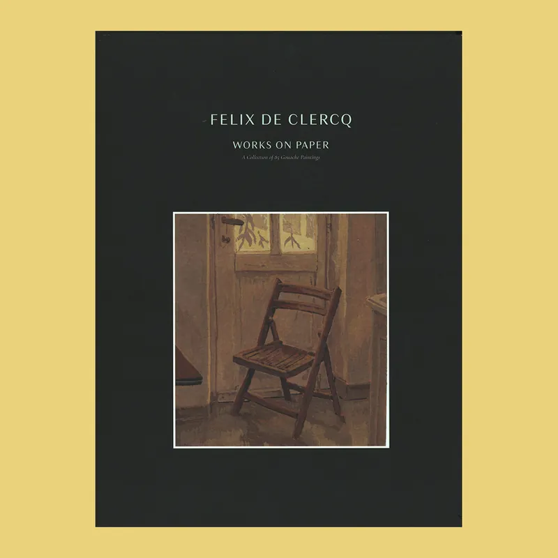Felix De Clercq: Works on Paper. A Collection of 85 Gouache Paintings Gratis Retour