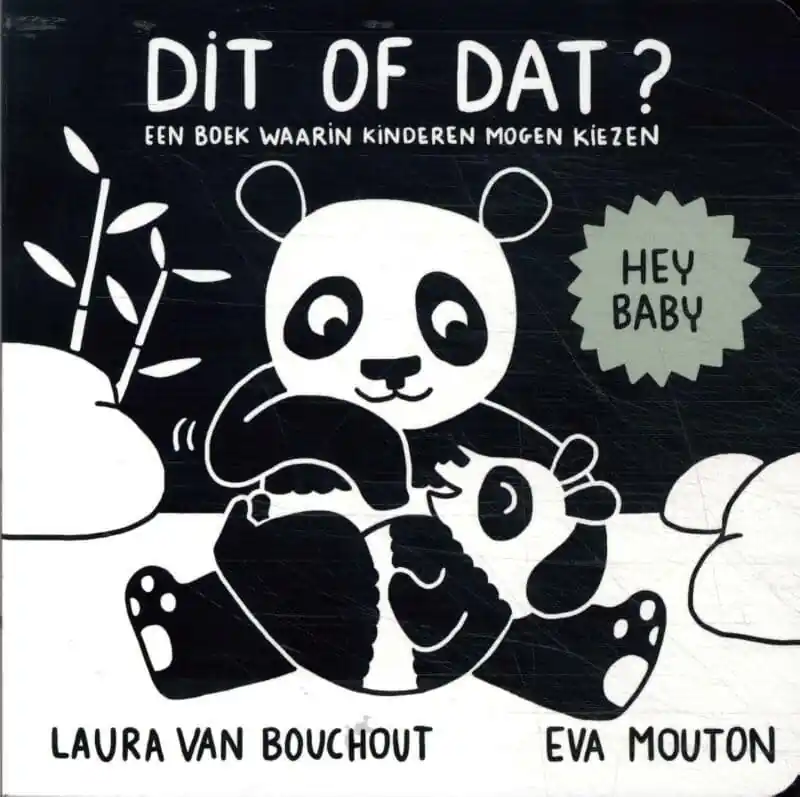 Rechtstreeks Van De Fabrikant Hey baby – Dit of dat? (zwart-wit)