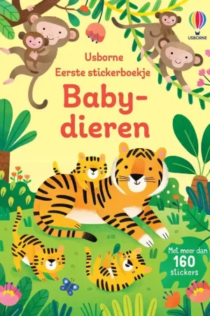 Laatste Versie Usborne: Babydieren (stickerboek met 160 stickers)