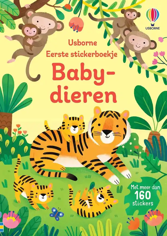 Laatste Versie Usborne: Babydieren (stickerboek met 160 stickers)