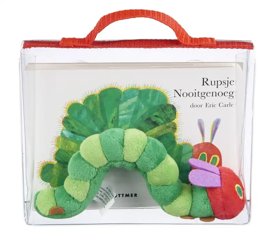 Rupsje Nooitgenoeg (kartonboek + knuffel) Hoge Kwaliteit