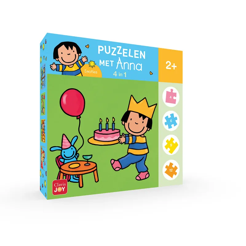 Meest Verkocht Puzzelen met Anna – 4 in 1 puzzel