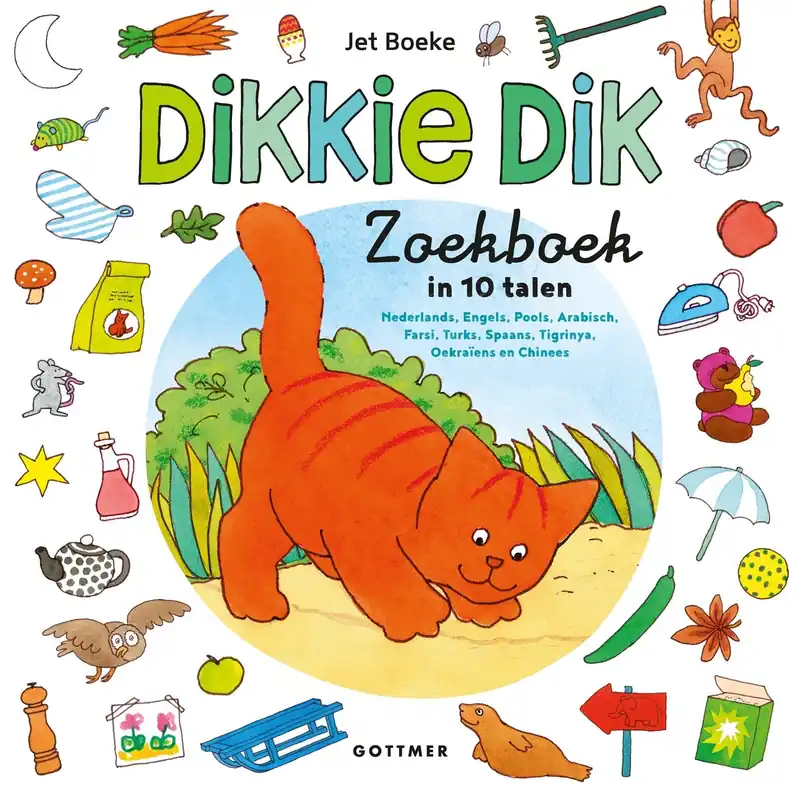 Dikkie Dik zoekboek – in 10 talen Bestel Nu