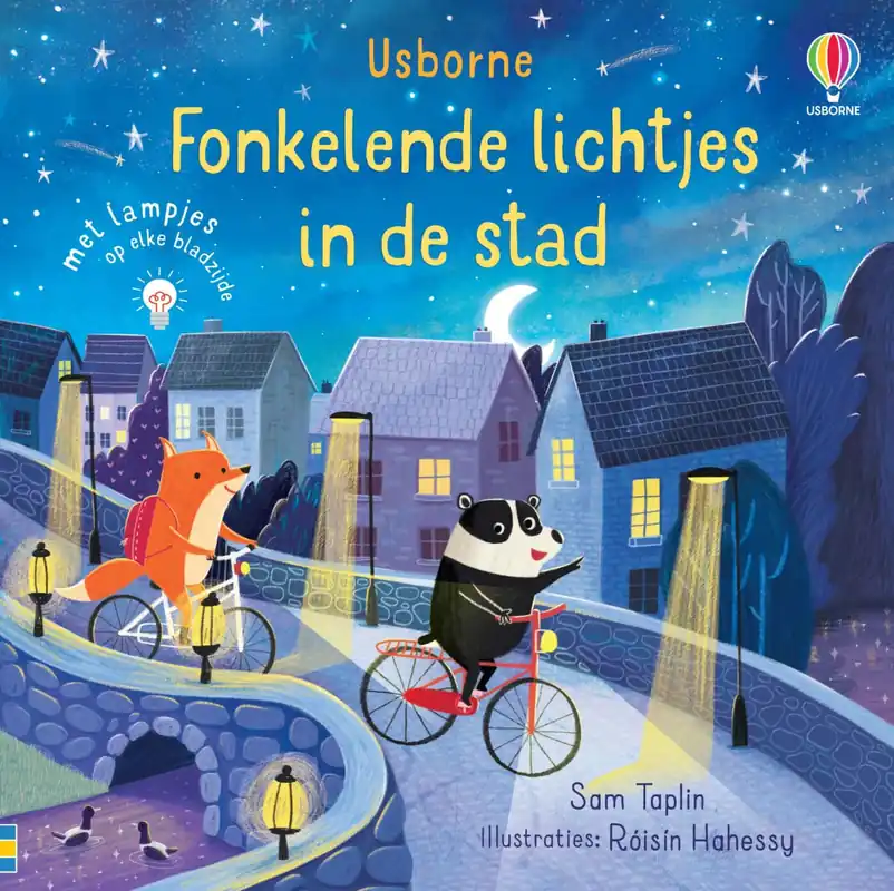 Usborne: Fonkelende lichtjes in de stad (met lichtjes) Favoriet