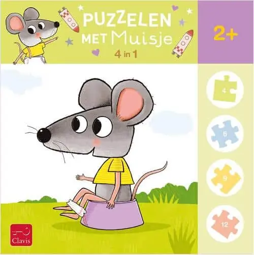 Muisje – Puzzel 4 in 1 Bestseller