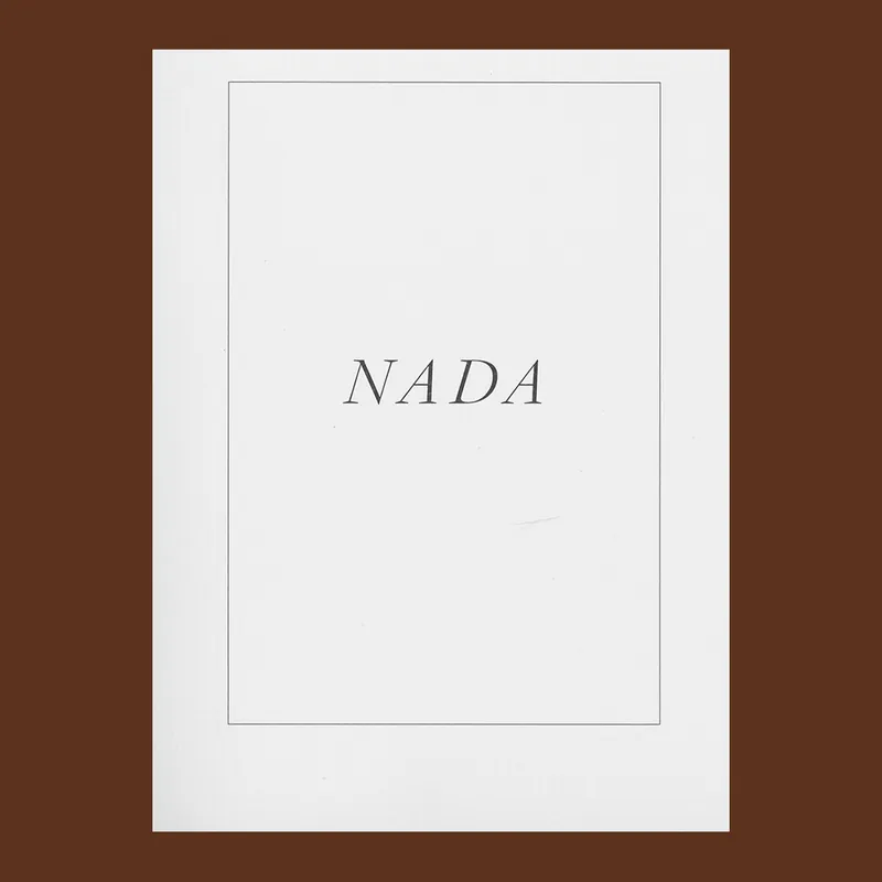 Thierry De Cordier: Nada, Painter's Notes Nu Kopen