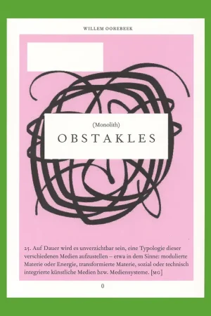 Willem Oorebeek: (Monolith) Obstakles Nu Kopen