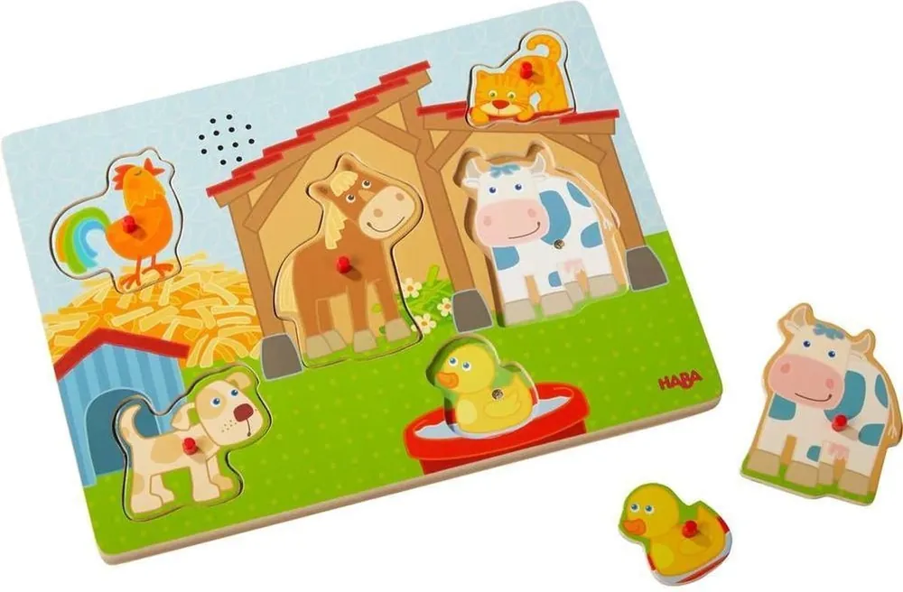 HABA – Geluidenpuzzel: Op de Boerderij Express Levering