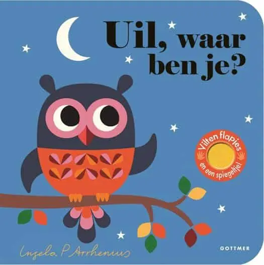 Dagaanbieding Uil, waar ben je? (vilten flapjes en spiegel)