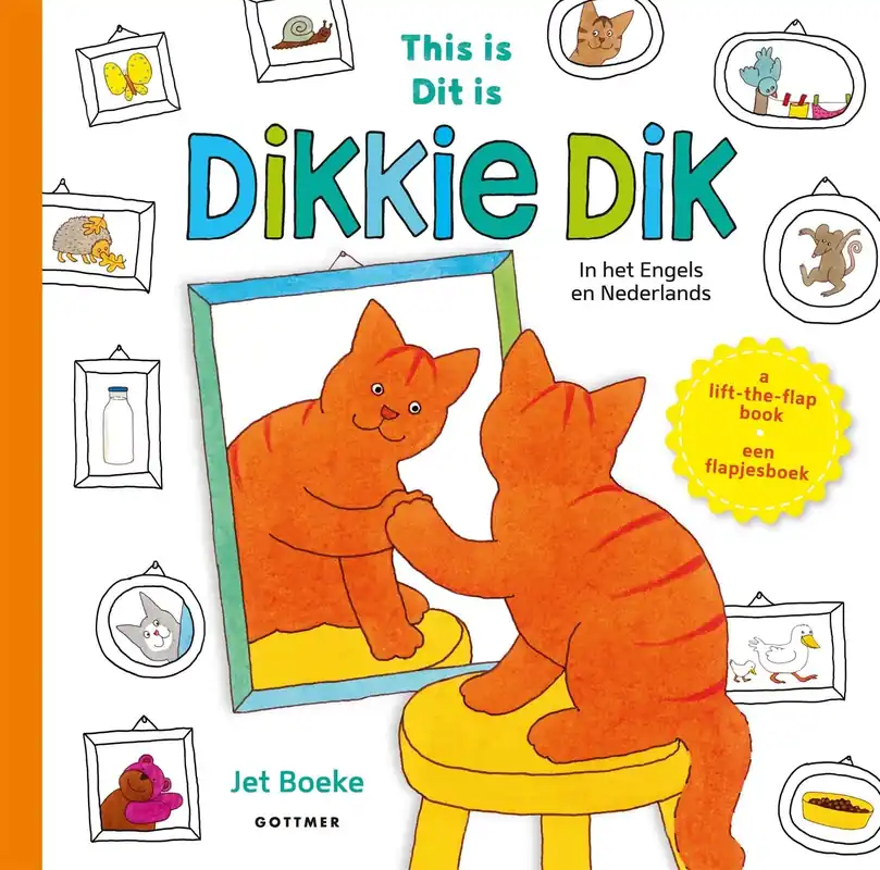 Op = Op Dit is Dikkie Dik / This is Dikkie Dik (in het Nederlands en Engels)