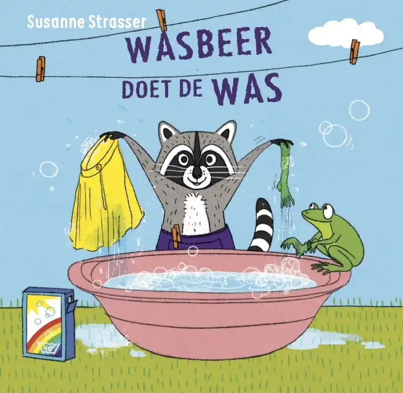 Wasbeer doet de was Dagaanbieding