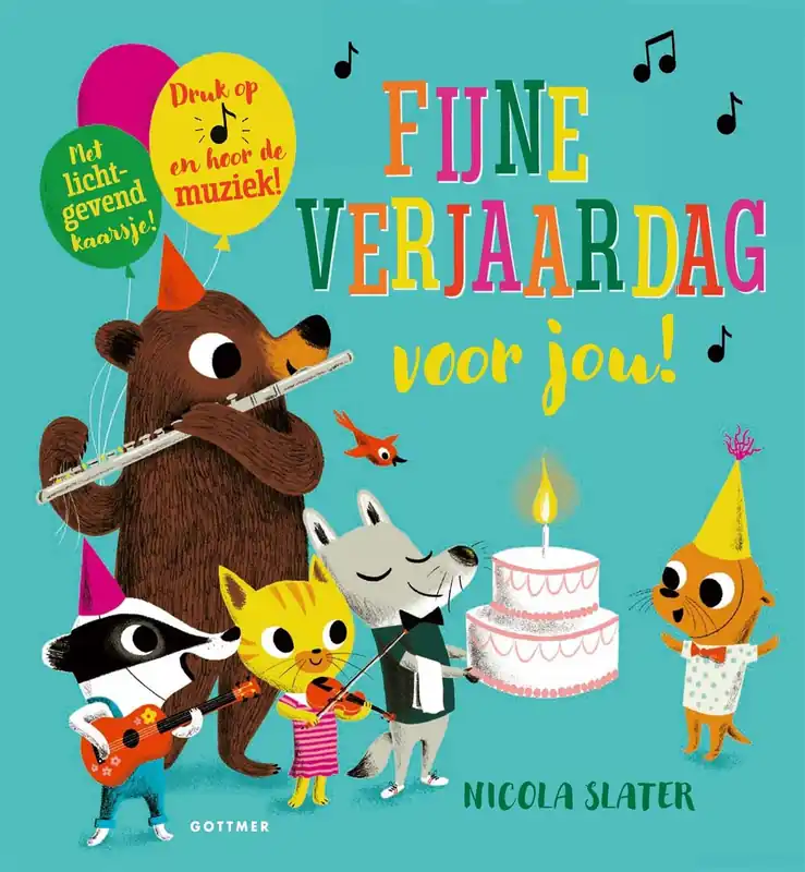 Tijdelijk Beschikbaar Fijne verjaardag voor jou! (geluidenboek)