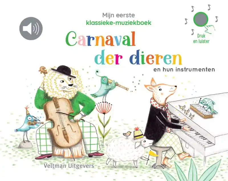 Mijn eerste klassieke-muziekboek – Carnaval der dieren en hun instrumenten Uitverkoop