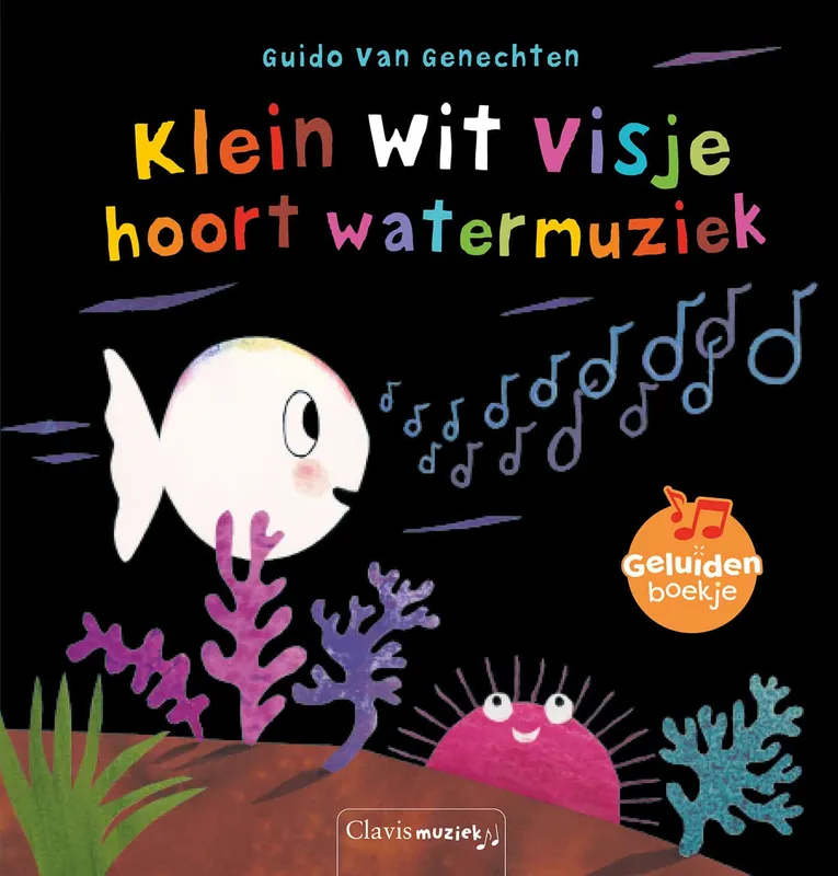 Koop Online Klein wit visje hoort watermuziek (geluidenboek)