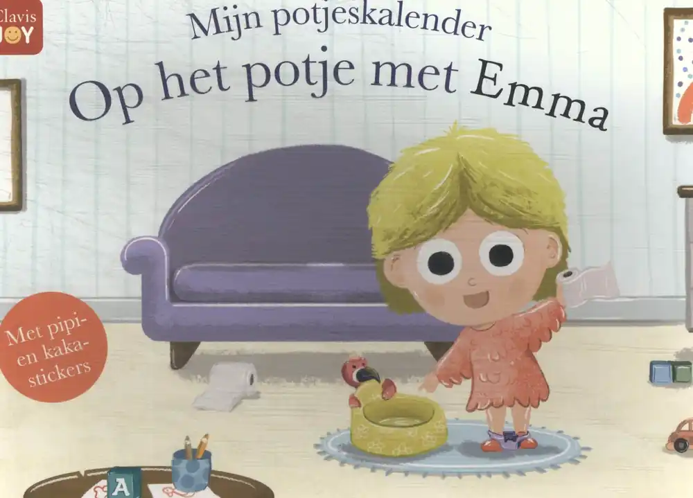 Emma en haar potje – Kalender Merkproduct