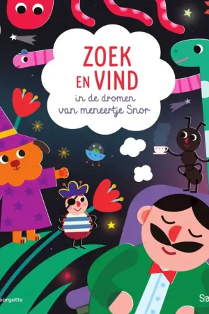 Zoek en vind in de dromen van meneertje Snor Favoriet