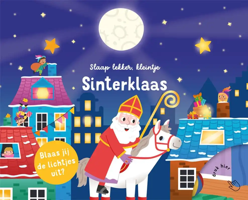 Slaap lekker, kleintje – Sinterklaas (lichtjes) Hoge Kwaliteit