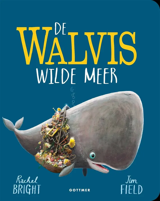 De walvis wilde meer (kartonboek) Lage Prijs