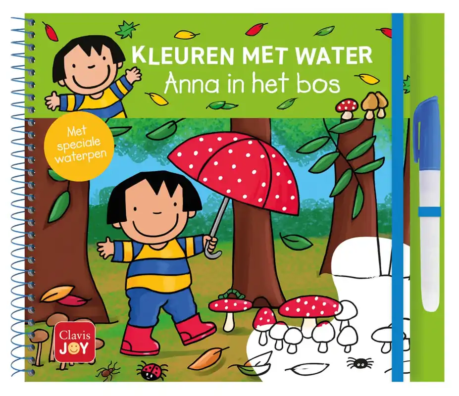 Kleuren met water – Anna in het bos (in herdruk tot 17/6/2026) Uitverkoop