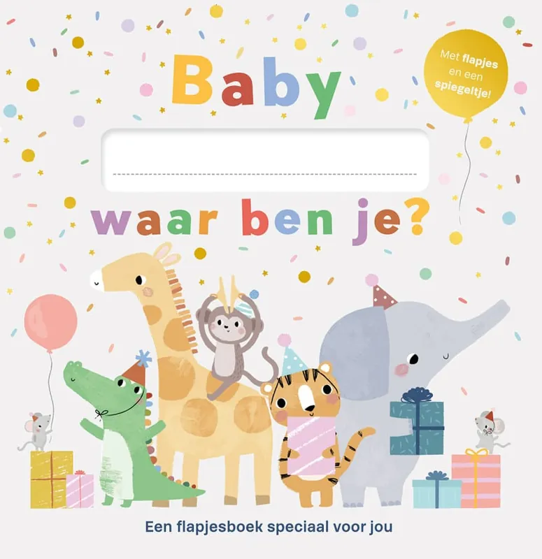 Baby, waar ben je? (flapjesboek + spiegel) Shop Nu