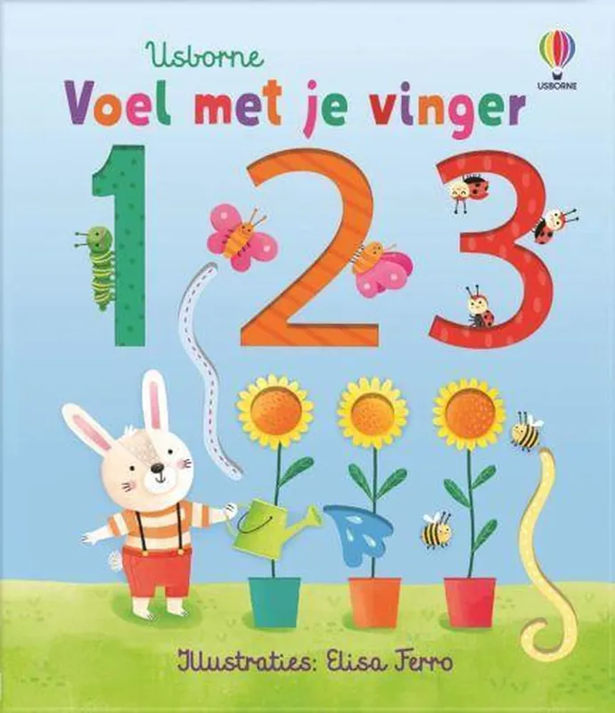 Usborne: Voel met je vinger 1 2 3 Voordeelprijs