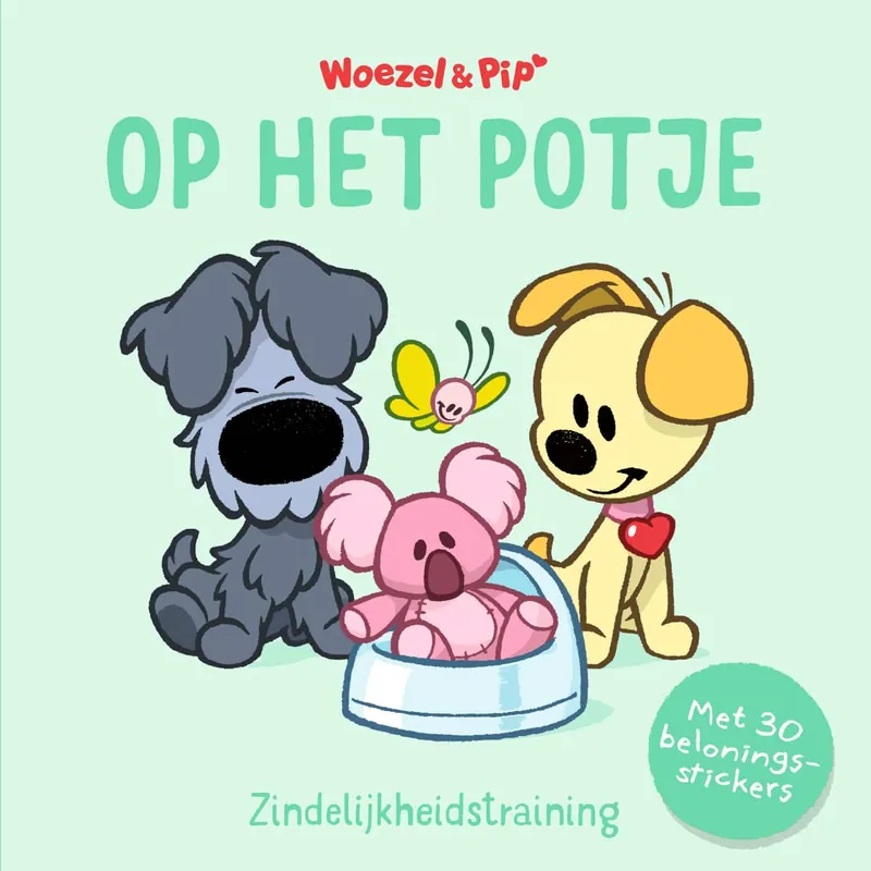 Woezel en Pip – Op het potje (+ 30 beloningsstickers) Aanbieding