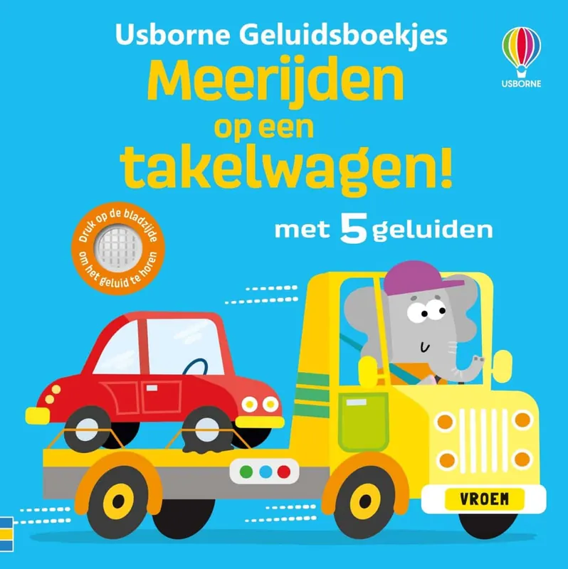 Rechtstreeks Van De Fabrikant Usborne: Meerijden op een takelwagen! (geluidenboek)