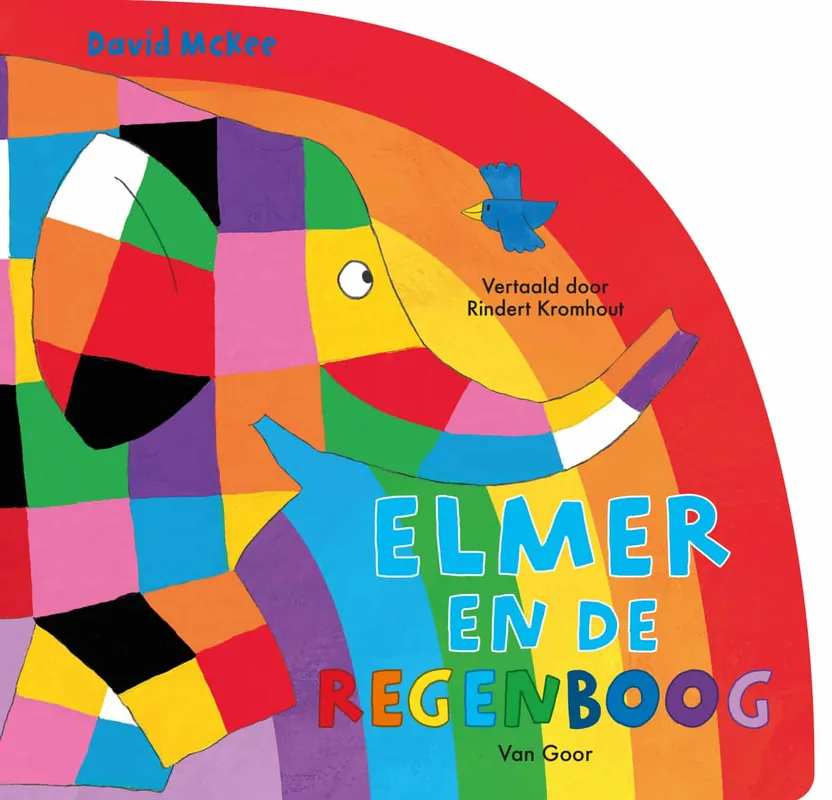 Gecertificeerd Elmer en de regenboog
