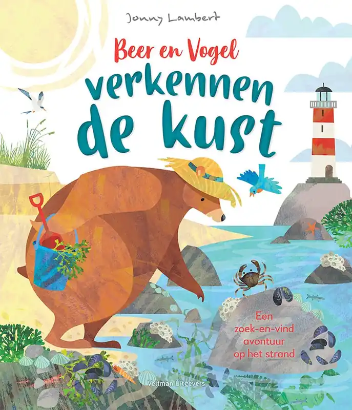 Beer en Vogel verkennen de kust Direct Beschikbaar