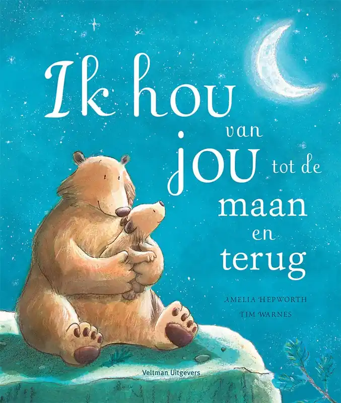 Ik hou van jou tot de maan en terug Op = Op
