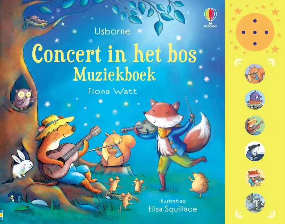 Korting Usborne: Concert in het bos (muziekboek)