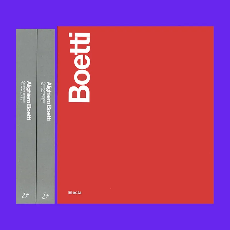 Alighiero Boetti: Catalogo generale, tomo terzo 2a / 2b (catalogue raisonné #3, 2 volumes) Direct Beschikbaar