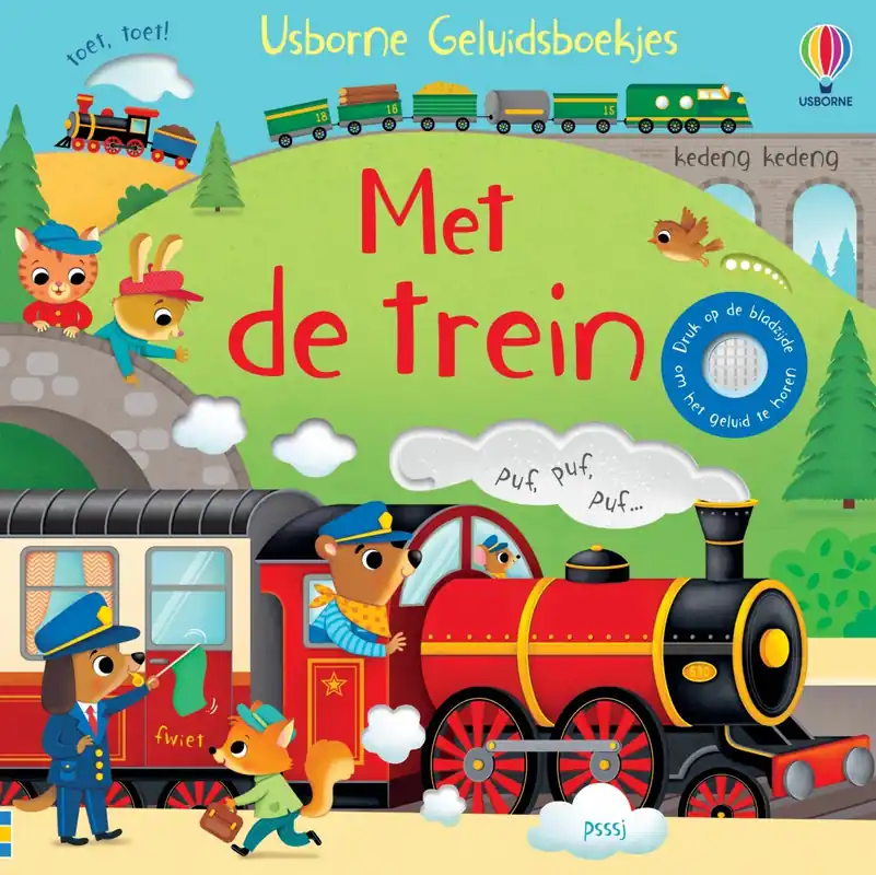 Usborne: Met de trein (geluidenboek) Bestel Nu