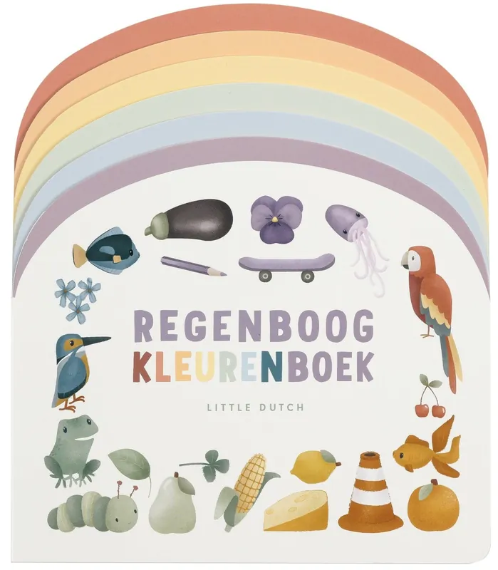 Regenboog kleurenboek (karton) Op = Op