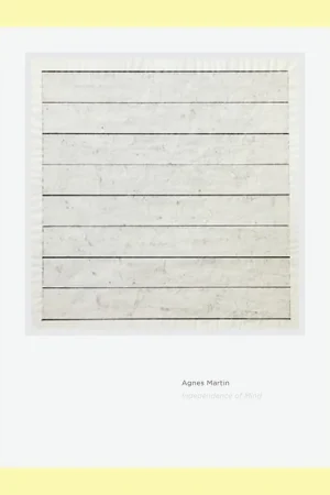 Tijdelijk Beschikbaar Agnes Martin: Independence of Mind