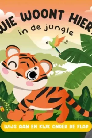 Wie woont hier? in de jungle (flapjesboek) Uitverkoop
