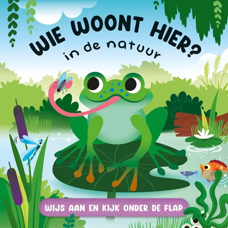 Alleen Vandaag Wie woont hier? in de natuur (flapjesboek)