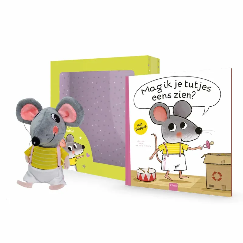Mag ik je tutjes eens zien? (Boek + knuffel) Beperkte Voorraad