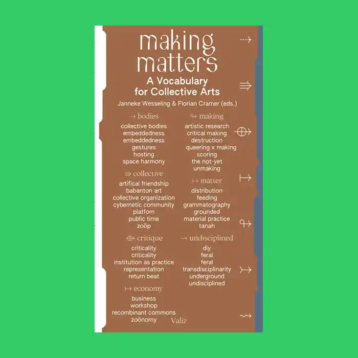 Making Matters: A Vocabulary for Collective Arts Koop Online