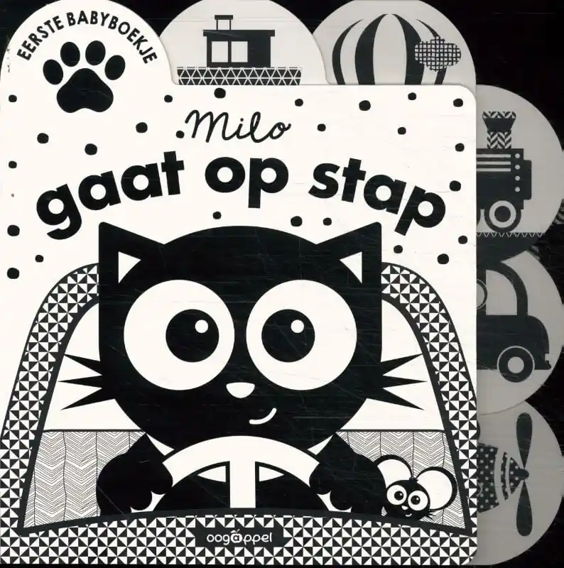 Milo gaat op stap (zwart-wit boekje) Goedkoop