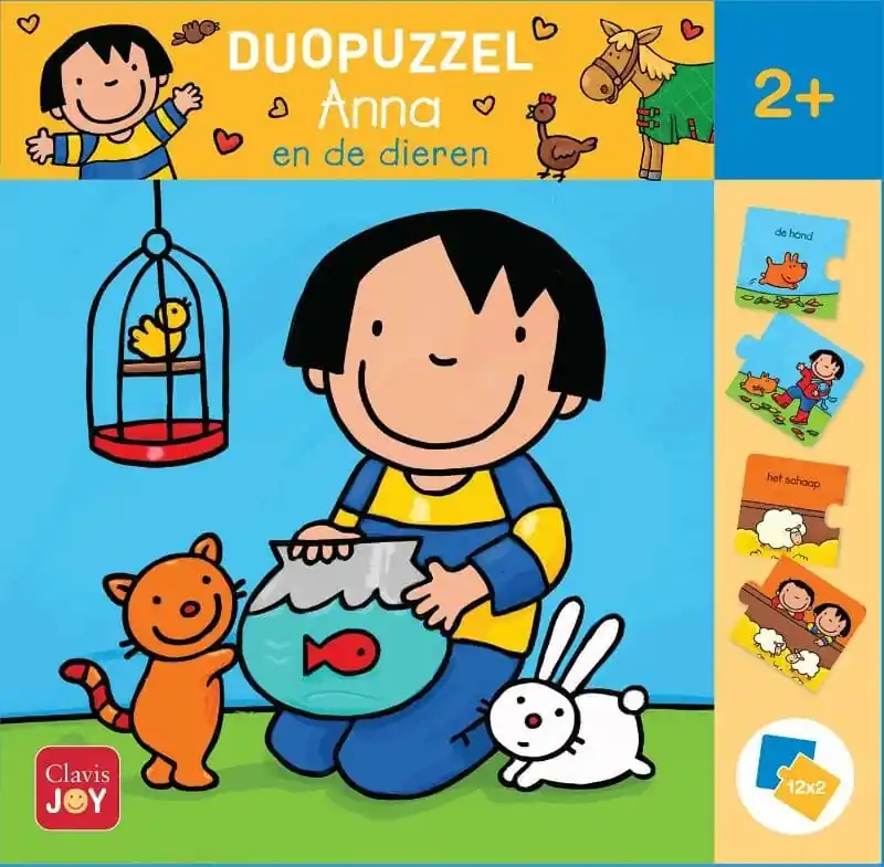 Duopuzzel Anna en de dieren Koop Online