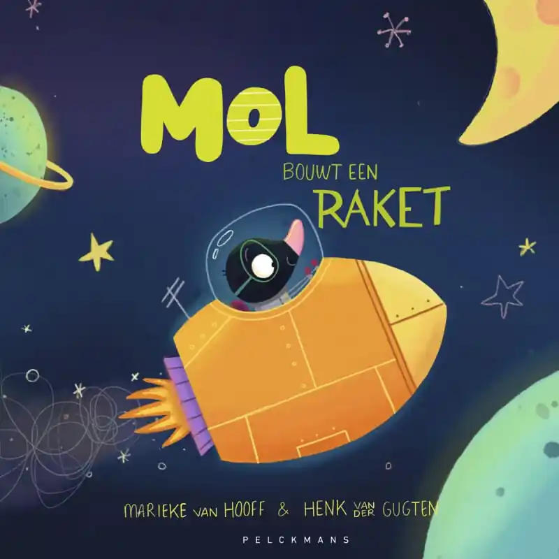 Merkproduct Mol bouwt een raket