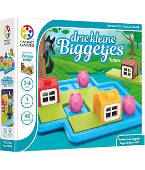 Gecertificeerd SmartGames – Drie kleine biggetjes ‘Deluxe'