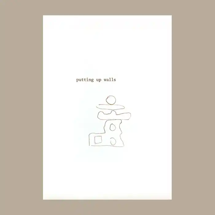 Op = Op Babs Decruyenaere: Putting Up Walls (Edition of 350 copies)