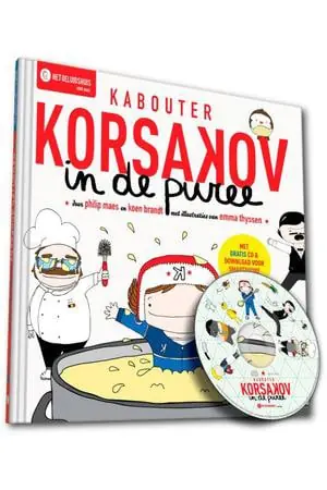 Kabouter Korsakov in de puree (boek met downloadcode en cd) Merkproduct