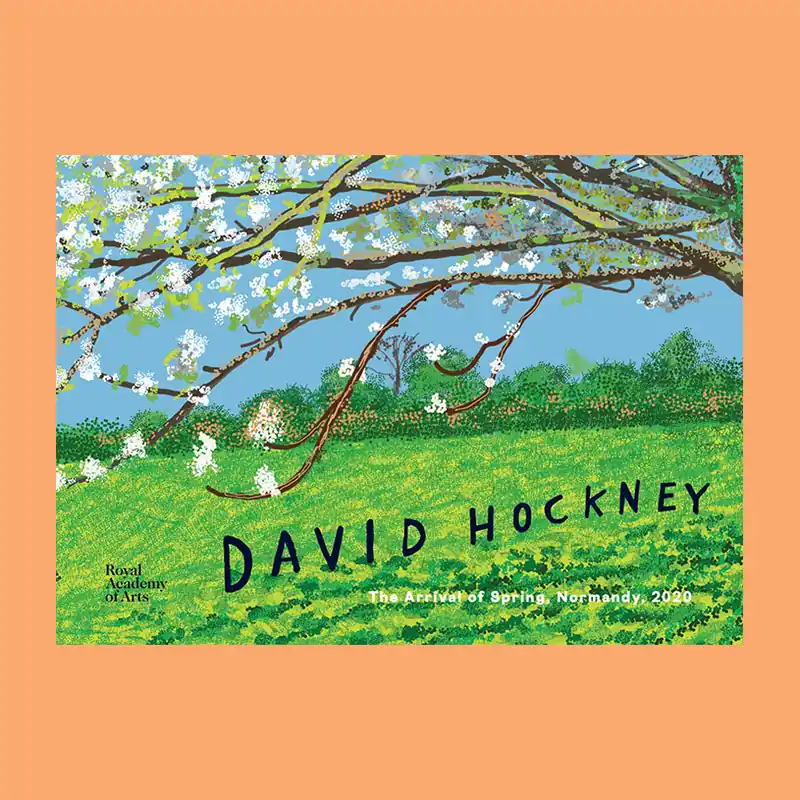 Shop Nu David Hockney: The Arrival of Spring, Normandy, 2020 (Royal Academy of Arts London)