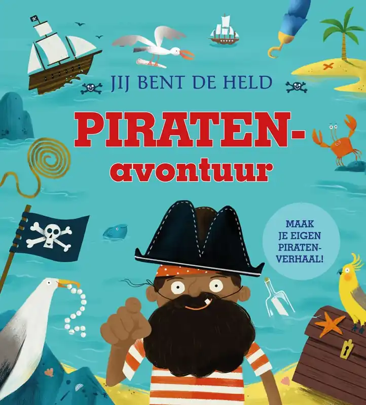 Express Levering Jij bent de held – Piratenavontuur (verzin je eigen piratenverhaal)