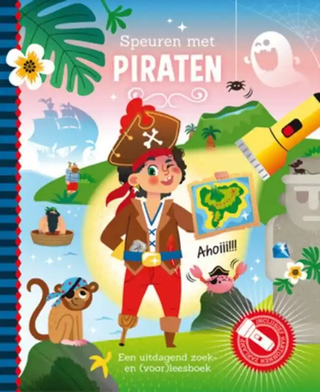 Zaklampboek – Speuren met piraten Superprijs
